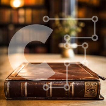 Intra Συλλεκτικό Ξύλινο Παζλ Plywood  4mm - Παλιό βιβλίο σε ξύλινο τραπέζι στη βιβλιοθήκη Σε Ξύλινο Κουτί - Διαστάσεις Puzzle: 10x10 cm – 25 κομμάτια - Image 1