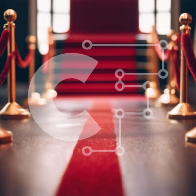 Intra Συλλεκτικό Ξύλινο Παζλ Plywood 4mm - Είσοδος στο Κόκκινο Χαλί στο Αμφιθέατρο Σε Ξύλινο Κουτί - Διαστάσεις Puzzle: 10x10 cm – 25 κομμάτια - Image 1