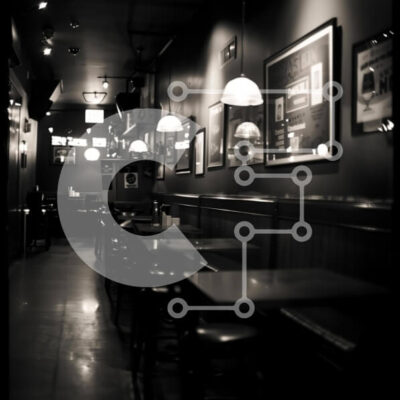 Intra Συλλεκτικό Ξύλινο Παζλ Plywood 4mm - Κενή τραπεζαρία με τραπέζια, καρέκλες και πιάνο Σε Ξύλινο Κουτί - Διαστάσεις Puzzle: 10x10 cm – 25 κομμάτια - Image 1