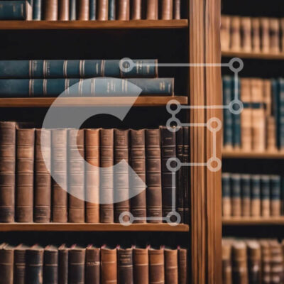 Intra Συλλεκτικό Ξύλινο Παζλ Plywood  4mm - Vintage βιβλιοθήκη με παλιά βιβλία Σε Ξύλινο Κουτί - Διαστάσεις Puzzle: 10x10 cm – 25 κομμάτια - Image 1