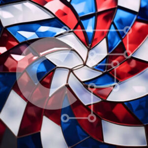 Intra Συλλεκτικό Ξύλινο Παζλ Plywood  4mm - Κυκλικό Γυάλινο Γλυπτό με Μωσαϊκά Πλακάκια Σε Ξύλινο Κουτί - Διαστάσεις Puzzle: 10x10 cm – 25 κομμάτια