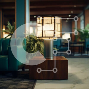 Intra Συλλεκτικό Ξύλινο Παζλ Plywood  4mm - Άνετο σαλόνι με πράσινους καναπέδες Σε Ξύλινο Κουτί - Διαστάσεις Puzzle: 10x10 cm – 25 κομμάτια