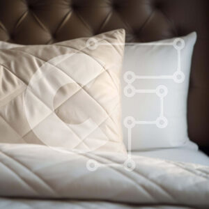 Intra Συλλεκτικό Ξύλινο Παζλ Plywood  4mm - Άνετη ρύθμιση κρεβατοκάμαρας με πολλά μαξιλάρια Σε Ξύλινο Κουτί - Διαστάσεις Puzzle: 10x10 cm – 25 κομμάτια