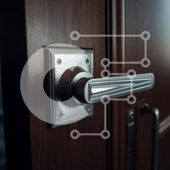 Intra Συλλεκτικό Ξύλινο Παζλ Plywood  4mm - Ξύλινη πόρτα με μεταλλικό χερούλι Σε Ξύλινο Κουτί - Διαστάσεις Puzzle: 10x10 cm – 25 κομμάτια - Image 1