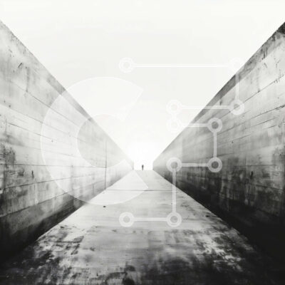 Intra Συλλεκτικό Ξύλινο Παζλ Plywood  4mm - Άδειος διάδρομος με πρόσωπο Σε Ξύλινο Κουτί - Διαστάσεις Puzzle: 10x10 cm – 25 κομμάτια - Image 1