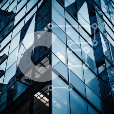 Intra Συλλεκτικό Ξύλινο Παζλ Plywood  4mm - Σύγχρονο γυάλινο κτίριο γραφείων Σε Ξύλινο Κουτί - Διαστάσεις Puzzle: 10x10 cm – 25 κομμάτια - Image 1