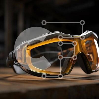 Intra Συλλεκτικό Ξύλινο Παζλ Plywood  4mm - Ζευγάρι γυαλιά σε ξύλινο τραπέζι Σε Ξύλινο Κουτί - Διαστάσεις: 10x10 cm – 25 κομμάτια - Image 1