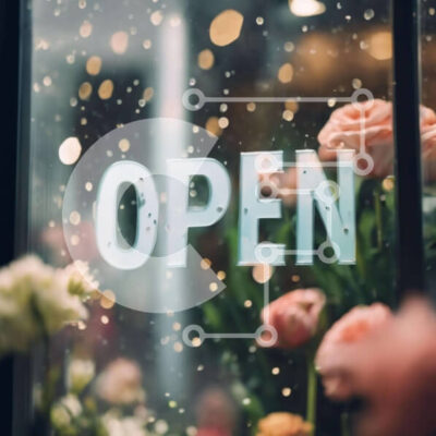 Intra Συλλεκτικό Ξύλινο Παζλ Plywood  4mm - Οθόνη παραθύρου με λουλούδια και ανοιχτή είσοδος Χιονόπτωση Σε Ξύλινο Κουτί - Διαστάσεις Puzzle: 10x10 cm – 25 κομμάτια - Image 1