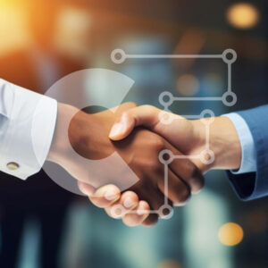 Intra Συλλεκτικό Ξύλινο Παζλ Plywood  4mm - Επιχειρηματίες χειραψία Σε Ξύλινο Κουτί - Διαστάσεις Puzzle: 10x10 cm – 25 κομμάτια