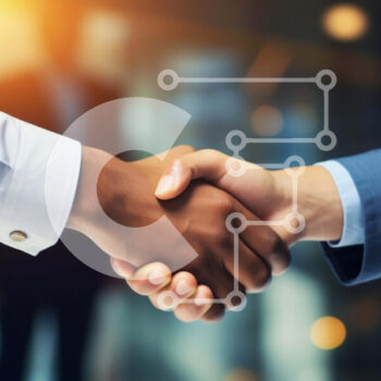 Intra Συλλεκτικό Ξύλινο Παζλ Plywood  4mm - Επιχειρηματίες χειραψία Σε Ξύλινο Κουτί - Διαστάσεις Puzzle: 10x10 cm – 25 κομμάτια - Image 1