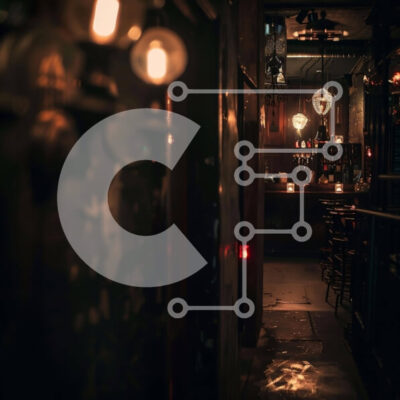 Intra Συλλεκτικό Ξύλινο Παζλ Plywood  4mm - Μυστηριώδης σκοτεινός διάδρομος με λαμπτήρες και καθίσματα Σε Ξύλινο Κουτί - Διαστάσεις Puzzle: 10x10 cm – 25 κομμάτια - Image 1