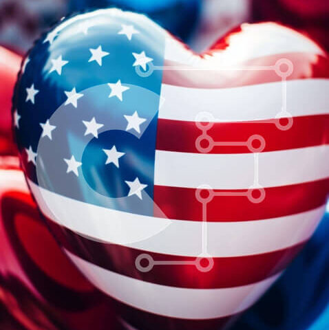 Intra Συλλεκτικό Ξύλινο Παζλ Plywood  4mm - Πατριωτική διακόσμηση με μπαλόνι σε σχήμα καρδιάς Σε Ξύλινο Κουτί - Διαστάσεις: 10x10 cm – 25 κομμάτια - Image 1