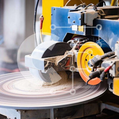 Intra Συλλεκτικό Ξύλινο Παζλ Plywood  4mm - Πέτρα λείανσης βιομηχανικής μηχανής Σε Ξύλινο Κουτί - Διαστάσεις Puzzle: 10x10 cm – 25 κομμάτια - Image 1