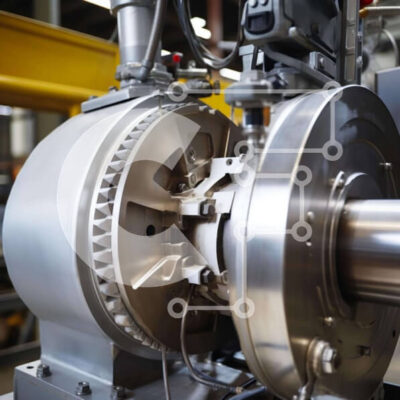 Intra Συλλεκτικό Ξύλινο Παζλ Plywood  4mm - Μεγάλη Βιομηχανική Μηχανή σε Παραγωγή Σε Ξύλινο Κουτί - Διαστάσεις Puzzle: 10x10 cm – 25 κομμάτια - Image 1