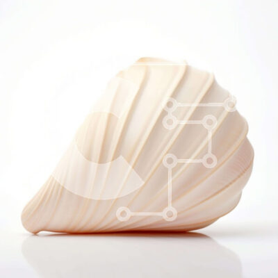 Intra Συλλεκτικό Ξύλινο Παζλ Plywood  4mm - Λευκό κέλυφος σε καθαρή επιφάνεια Σε Ξύλινο Κουτί - Διαστάσεις: 10x10 cm – 25 κομμάτια - Image 1