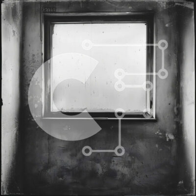 Intra Συλλεκτικό Ξύλινο Παζλ Plywood  4mm - Κενό σκοτεινό δωμάτιο με σπασμένο παράθυρο Σε Ξύλινο Κουτί - Διαστάσεις Puzzle: 10x10 cm – 25 κομμάτια - Image 1