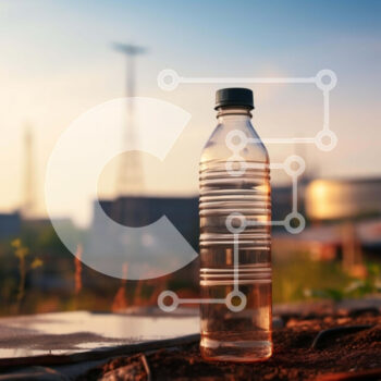 Intra Συλλεκτικό Ξύλινο Παζλ Plywood  4mm - Άδειο μπουκάλι νερού σε αστικό περιβάλλον Σε Ξύλινο Κουτί - Διαστάσεις: 10x10 cm – 25 κομμάτια - Image 1