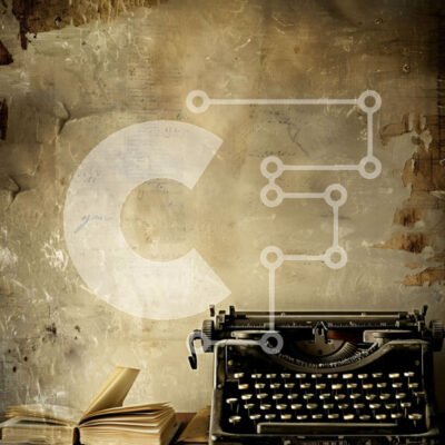 Intra Συλλεκτικό Ξύλινο Παζλ Plywood 4mm - Vintage γραφομηχανή σε ξύλινο τραπέζι Σε Ξύλινο Κουτί - Διαστάσεις: 10x10 cm – 25 κομμάτια - Image 1