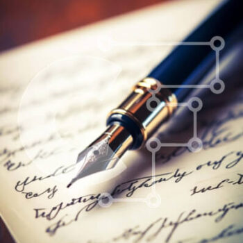 Intra Συλλεκτικό Ξύλινο Παζλ Plywood  4mm - Vintage στυλό σε ανοιχτό χαρτί Σε Ξύλινο Κουτί - Διαστάσεις: 10x10 cm – 25 κομμάτια - Image 1