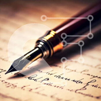 Intra Συλλεκτικό Ξύλινο Παζλ Plywood  4mm - Vintage στυλό σε χειρόγραφη επιστολή Σε Ξύλινο Κουτί - Διαστάσεις: 10x10 cm – 25 κομμάτια - Image 1