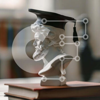 Intra Συλλεκτικό Ξύλινο Παζλ Plywood  4mm - Μαρμάρινο μπούστο με Ακαδημαϊκό Καπάκι και Φόρεμα Σε Ξύλινο Κουτί - Διαστάσεις Puzzle: 10x10 cm – 25 κομμάτια - Image 1