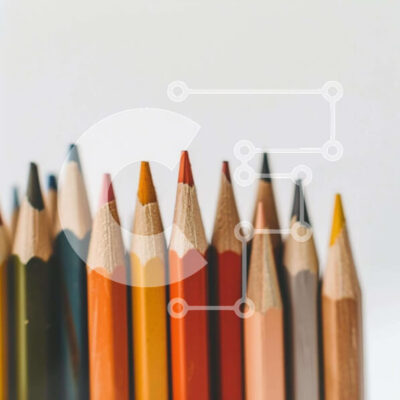 Intra Συλλεκτικό Ξύλινο Παζλ Plywood 4mm - Ομάδα χρωματιστά μολύβια Σε Ξύλινο Κουτί - Διαστάσεις: 10x10 cm – 25 κομμάτια - Image 1