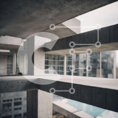 Intra Συλλεκτικό Ξύλινο Παζλ Plywood 4mm - Άποψη από την κορυφή ενός κενού κτηρίου από σκυρόδεμα Σε Ξύλινο Κουτί - Διαστάσεις Puzzle: 10x10 cm – 25 κομμάτια - Image 1