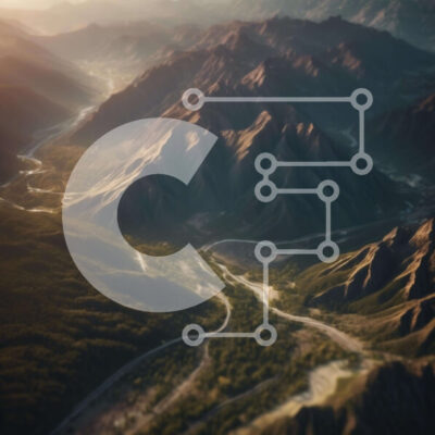 Intra Συλλεκτικό Ξύλινο Παζλ Plywood  4mm - Εναέριο ορεινό τοπίο Σε Ξύλινο Κουτί - Διαστάσεις: 10x10 cm – 25 κομμάτια - Image 1