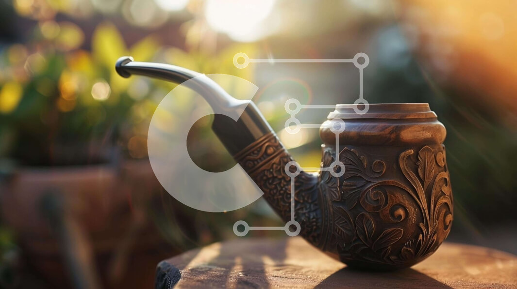 Intra Συλλεκτικό Ξύλινο Παζλ Plywood  4mm - Σωλήνα αντίκα σε ξύλινο τραπέζι Σε Ξύλινο Κουτί - Διαστάσεις: 10x10 cm – 25 κομμάτια