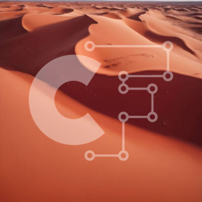 Intra Συλλεκτικό Ξύλινο Παζλ Plywood  4mm - Τοπίο της ερήμου με τους κόκκινους αμμόλοφους Σε Ξύλινο Κουτί - Διαστάσεις: 10x10 cm – 25 κομμάτια - Image 1