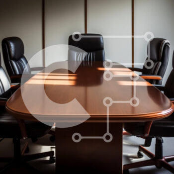 Intra Συλλεκτικό Ξύλινο Παζλ Plywood  4mm - Ρύθμιση επαγγελματικής αίθουσας συνεδριάσεων Σε Ξύλινο Κουτί - Διαστάσεις Puzzle: 10x10 cm – 25 κομμάτια - Image 1