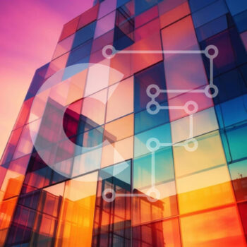 Intra Συλλεκτικό Ξύλινο Παζλ Plywood  4mm - Σύγχρονο κτήριο με πολύχρωμα γυάλινα παράθυρα Σε Ξύλινο Κουτί - Διαστάσεις Puzzle: 10x10 cm – 25 κομμάτια - Image 1