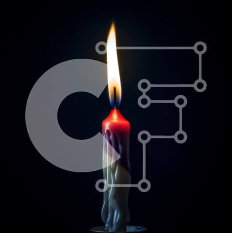 Intra Συλλεκτικό Ξύλινο Παζλ Plywood  4mm - Μονό κερί που φωτίζει το σκοτάδι σε ένα δωμάτιο Σε Ξύλινο Κουτί - Διαστάσεις Puzzle: 10x10 cm – 25 κομμάτια - Image 1