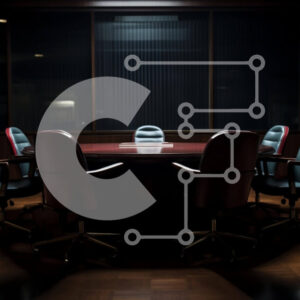 Intra Συλλεκτικό Ξύλινο Παζλ Plywood  4mm - Στρογγυλό τραπέζι συνεδριάσεων σε δωμάτιο με χαμηλό φωτισμό Σε Ξύλινο Κουτί - Διαστάσεις Puzzle: 10x10 cm – 25 κομμάτια