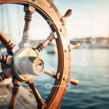 Intra Συλλεκτικό Ξύλινο Παζλ Plywood  4mm - Ξύλινο τιμόνι πλοίου και βάρκες Σε Ξύλινο Κουτί - Διαστάσεις Puzzle: 10x10 cm – 25 κομμάτια - Image 1