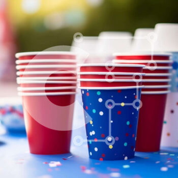 Intra Συλλεκτικό Ξύλινο Παζλ Plywood  4mm - Ρύθμιση τραπεζιού για την Ημέρα της Ανεξαρτησίας Σε Ξύλινο Κουτί - Διαστάσεις Puzzle: 10x10 cm – 25 κομμάτια - Image 1