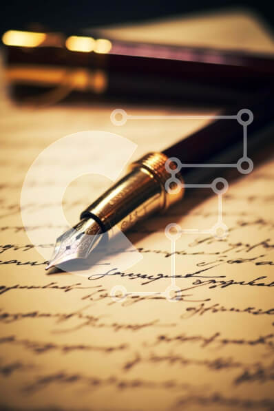 Intra Συλλεκτικό Ξύλινο Παζλ Plywood  4mm - Στυλό σε ανοιχτό χαρτί Σε Ξύλινο Κουτί - Διαστάσεις: 10x10 cm – 25 κομμάτια