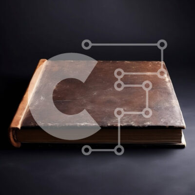 Intra Συλλεκτικό Ξύλινο Παζλ Plywood 4mm - Παλιό φθαρμένο βιβλίο σε σκούρο φόντο Σε Ξύλινο Κουτί - Διαστάσεις Puzzle: 10x10 cm – 25 κομμάτια - Image 1