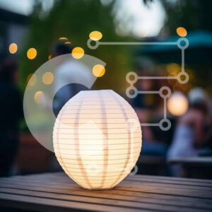 Intra Συλλεκτικό Ξύλινο Παζλ Plywood  4mm - Άνθρωποι που απολαμβάνουν χρόνο σε εξωτερικούς χώρους γύρω από το ξύλινο τραπέζι Σε Ξύλινο Κουτί - Διαστάσεις Puzzle: 10x10 cm – 25 κομμάτια