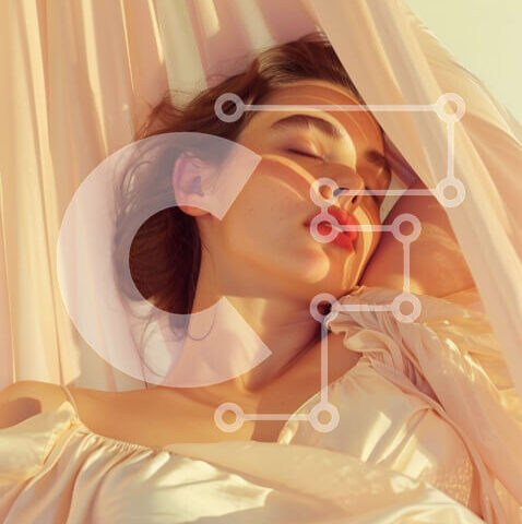 Intra Συλλεκτικό Ξύλινο Παζλ Plywood  4mm - Γυναίκα που κοιμάται στην αιώρα Σε Ξύλινο Κουτί - Διαστάσεις Puzzle: 10x10 cm – 25 κομμάτια - Image 1