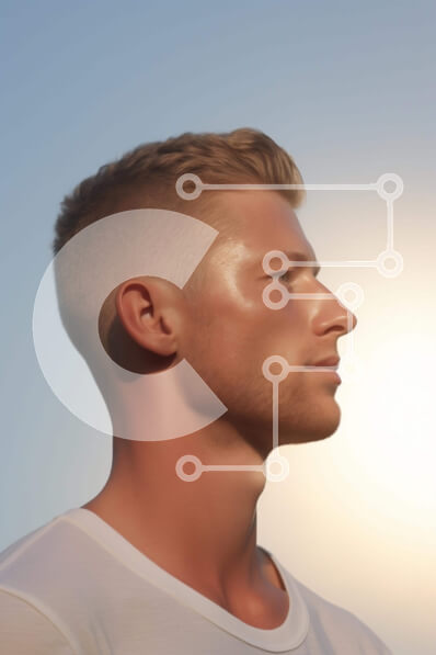 Intra Συλλεκτικό Ξύλινο Παζλ Plywood  4mm - Άτομο που στέκεται μπροστά από τον ήλιο Σε Ξύλινο Κουτί - Διαστάσεις Puzzle: 10x10 cm – 25 κομμάτια