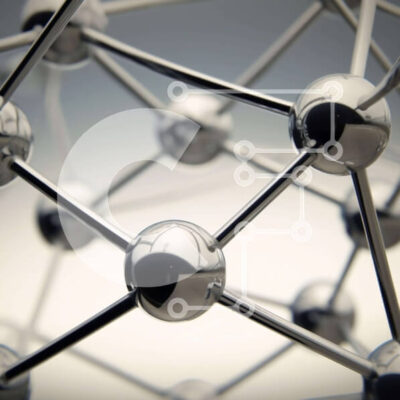 Intra Συλλεκτικό Ξύλινο Παζλ Plywood  4mm - Δομή Μεταλλικών Μπάλων με Τετραεδρική Γεωμετρία Σε Ξύλινο Κουτί - Διαστάσεις Puzzle: 10x10 cm – 25 κομμάτια - Image 1