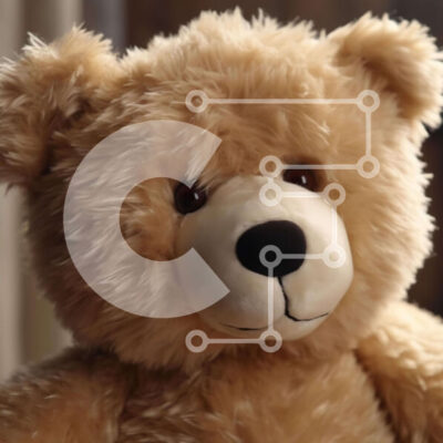 Intra Συλλεκτικό Ξύλινο Παζλ Plywood  4mm - Καφέ αρκουδάκι μπροστά από το ανοιχτό παράθυρο Σε Ξύλινο Κουτί - Διαστάσεις: 10x10 cm – 25 κομμάτια - Image 1