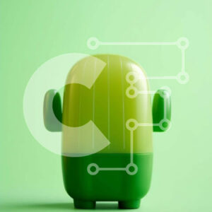 Intra Συλλεκτικό Ξύλινο Παζλ Plywood  4mm - Πράσινο παιχνίδι Κάκτος Σε Ξύλινο Κουτί - Διαστάσεις: 10x10 cm – 25 κομμάτια