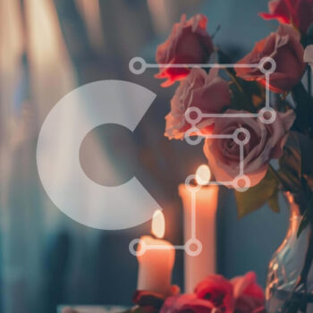 Intra Συλλεκτικό Ξύλινο Παζλ Plywood  4mm - Ροζ τριαντάφυλλα και αναμμένα κεριά στο δωμάτιο Σε Ξύλινο Κουτί - Διαστάσεις Puzzle: 10x10 cm – 25 κομμάτια - Image 1