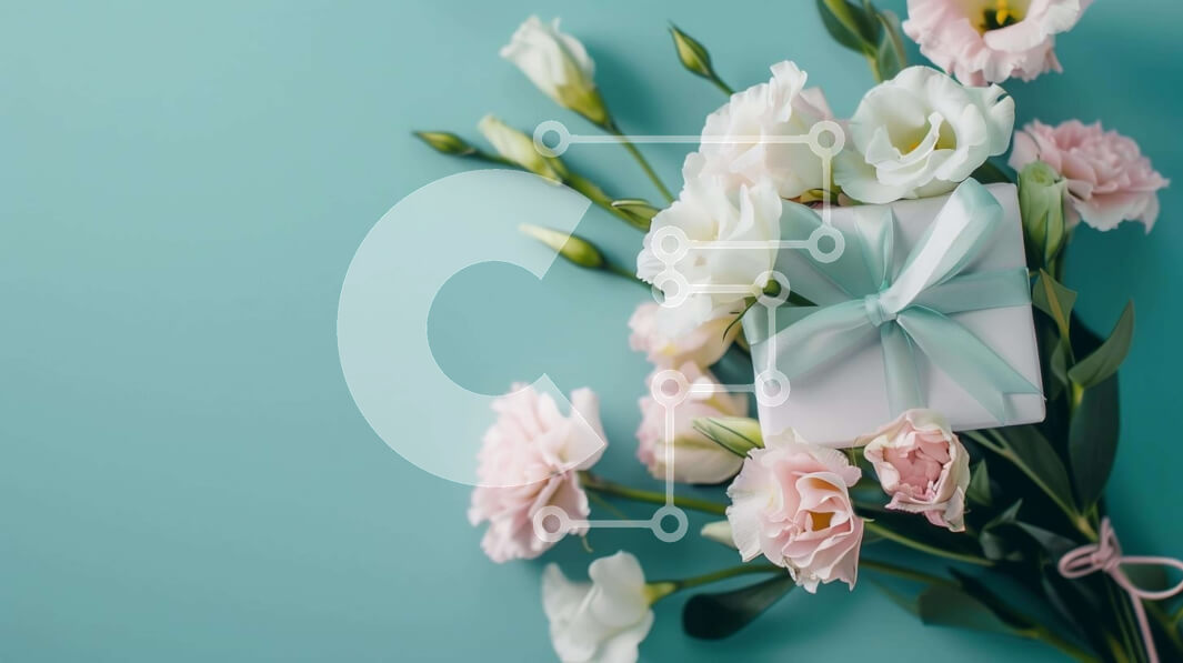 Intra Συλλεκτικό Ξύλινο Παζλ Plywood  4mm - Κομψό μπουκέτο λουλούδια και κουτί δώρου Σε Ξύλινο Κουτί - Διαστάσεις Puzzle: 10x10 cm – 25 κομμάτια