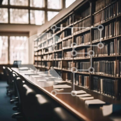 Intra Συλλεκτικό Ξύλινο Παζλ Plywood  4mm - Άδεια βιβλιοθήκη με βιβλία και φυσικό φως Σε Ξύλινο Κουτί - Διαστάσεις Puzzle: 10x10 cm – 25 κομμάτια - Image 1