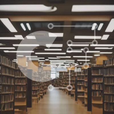 Intra Συλλεκτικό Ξύλινο Παζλ Plywood  4mm - Άδεια βιβλιοθήκη με ράφια Σε Ξύλινο Κουτί - Διαστάσεις Puzzle: 10x10 cm – 25 κομμάτια - Image 1