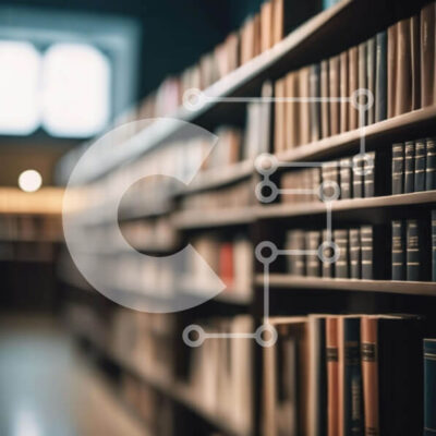 Intra Συλλεκτικό Ξύλινο Παζλ Plywood  4mm - Εκπαιδευτικά ράφια σε μια βιβλιοθήκη Σε Ξύλινο Κουτί - Διαστάσεις Puzzle: 10x10 cm – 25 κομμάτια - Image 1