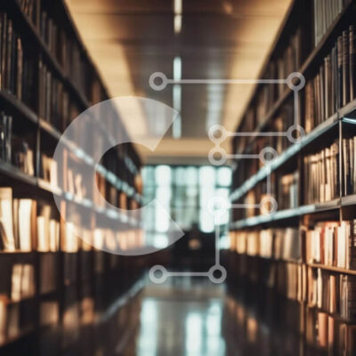 Intra Συλλεκτικό Ξύλινο Παζλ Plywood  4mm - Ευρύχωρη βιβλιοθήκη με σειρές βιβλίων Σε Ξύλινο Κουτί - Διαστάσεις Puzzle: 10x10 cm – 25 κομμάτια - Image 1